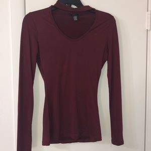 Maroon Long sleeve
